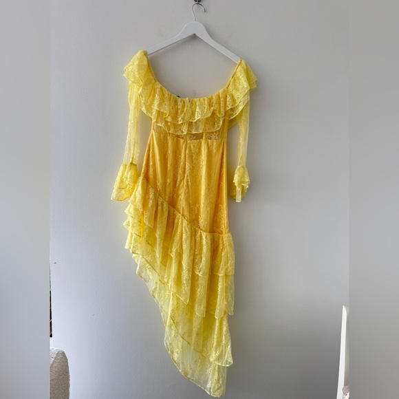 MAJORELLE NWT Maddalena Yellow Gown M - Picture 10 of 10